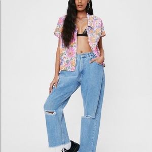 FINAL🚨DONATING SOON‼️ Vintage Floral Button-Down